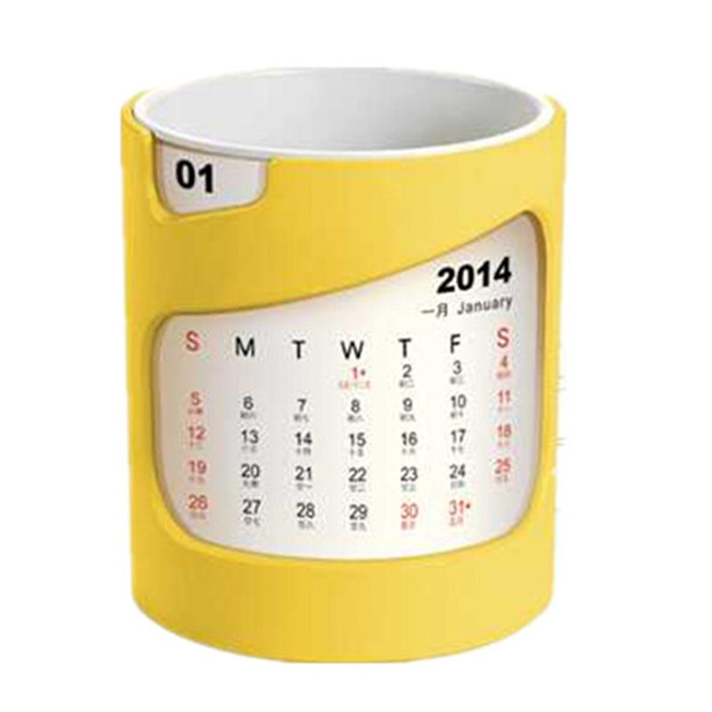 ABS Brush Holder,Plastic Pencil Vase, Desktop Pen Container, Calendar Pen Holder,Calendar Brush Pot,