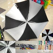 Manual Golf Umbrella With Custom Logo wholesale, custom printed logo