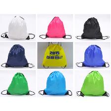 Custom 120D Polyester Drawstring Backpack with 4 Colors Imprinted Logo wholesale, custom printed logo