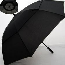 60" Arc Double Canopy Golf Umbrella, Walking umbrella wholesale, custom printed logo