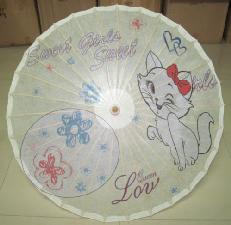 Luxury Paper Parasol, Asian Oriental Umbrella   wholesale, custom printed logo