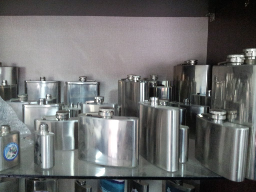 stainless steel hip flask