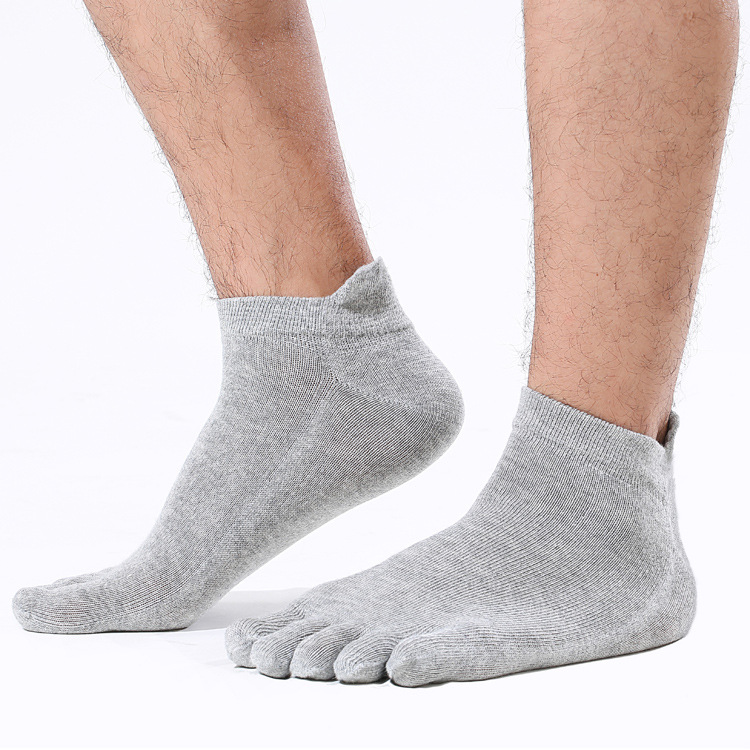 Morewin Brand Mens Solid Colourf 5 Toe Socks - Personalized Gifts