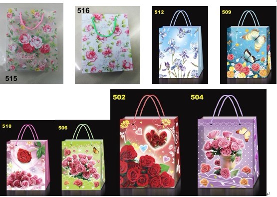 7" X 8 3/4" X 3" Holiday Gift Bag,Gifts Bag 
