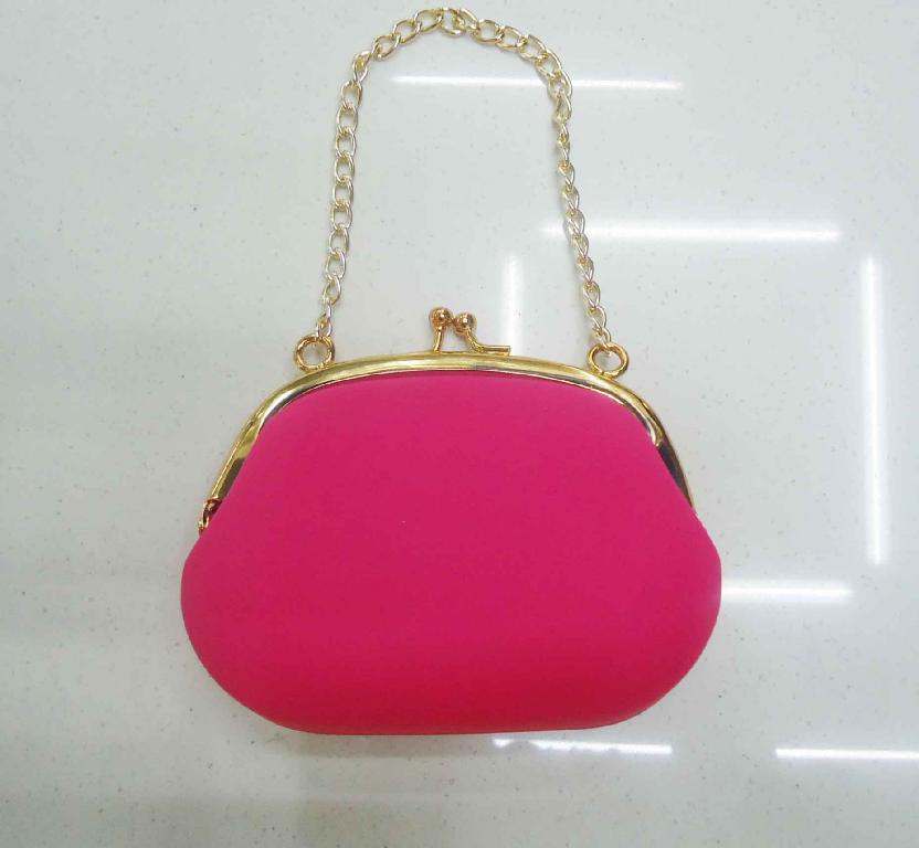 Mini New Fashion Handbag , Fashion Silicone Handbag, Silicone Pouch