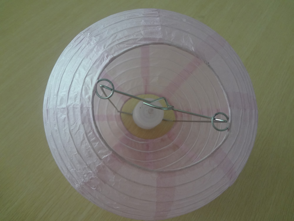 Custom Paper Lantern With Battery Operated Flameless LED Tealight Candle