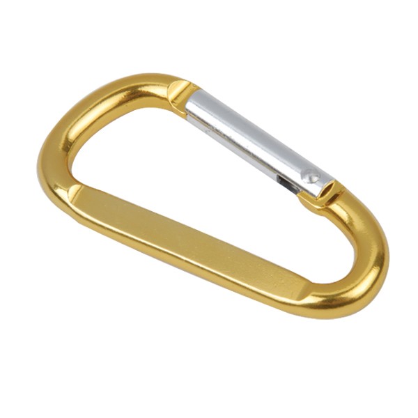Small Flat D Shaped Carabiner