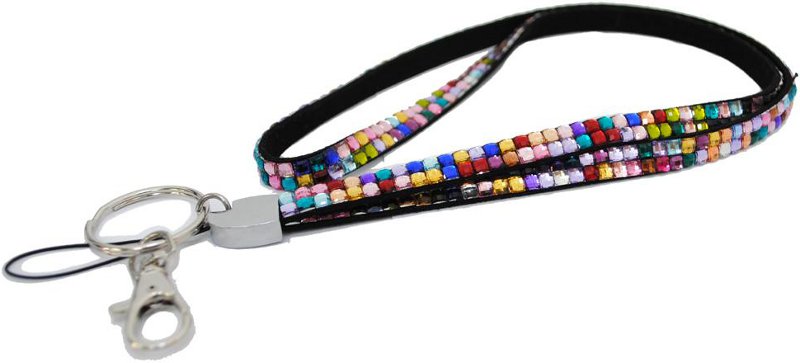 5/16 X 30 Rhinestone Lanyards With A Clip Or Hook - Promotional Products