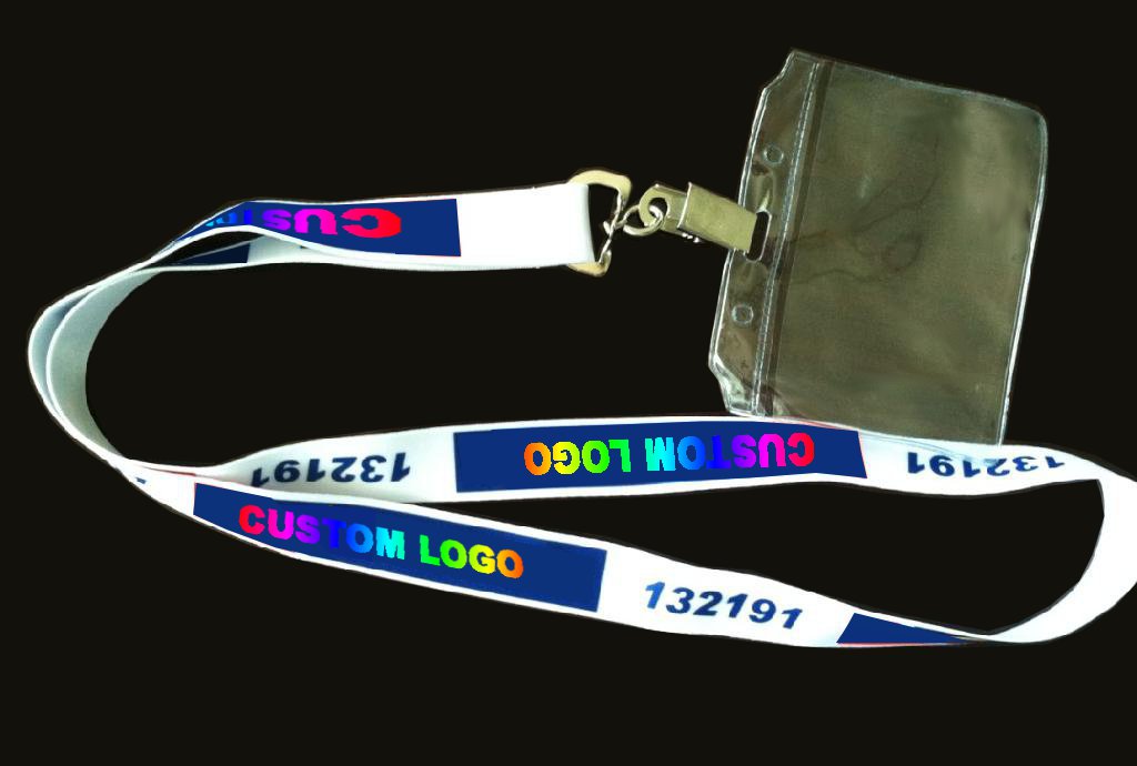 Branded Full Color Imprint Dye Sublimation Lanyard - 1/2