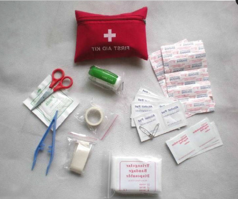 Emergency First Aid Kit Bag Red Medicine Bag Outdoor Camping 