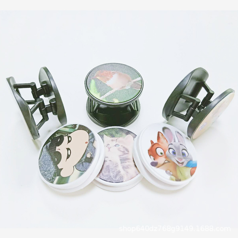 Creative Collapsible Lazy Push-pull Bracket Cartoon Airbag Fold Mobile P