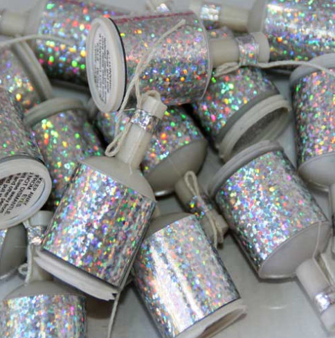 Gold Party Poppers