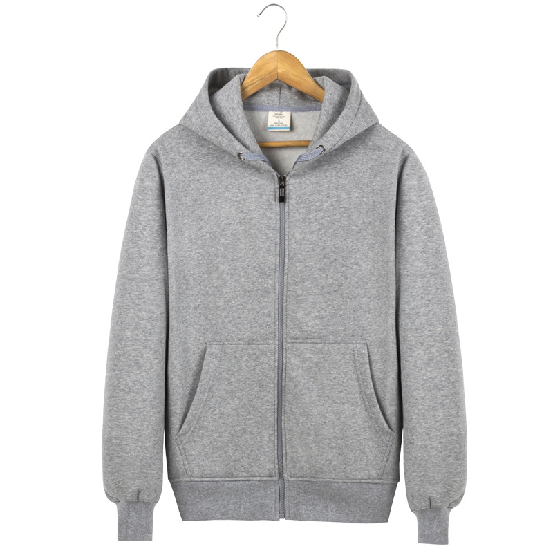 Unisex Classic Full Zip Hoodie Sweatshirt