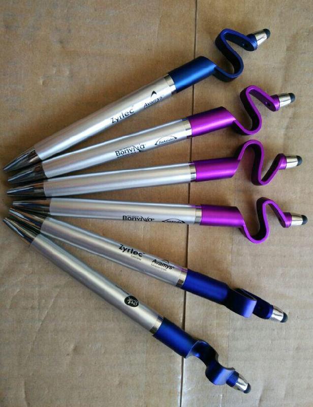 3-in-1 Stylus Ballpoint Pen With  Phone Stand