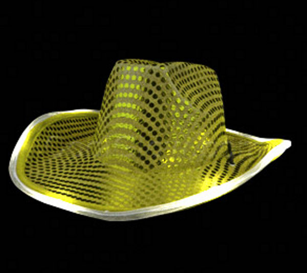 Light Up Sequin Cowboy Hat