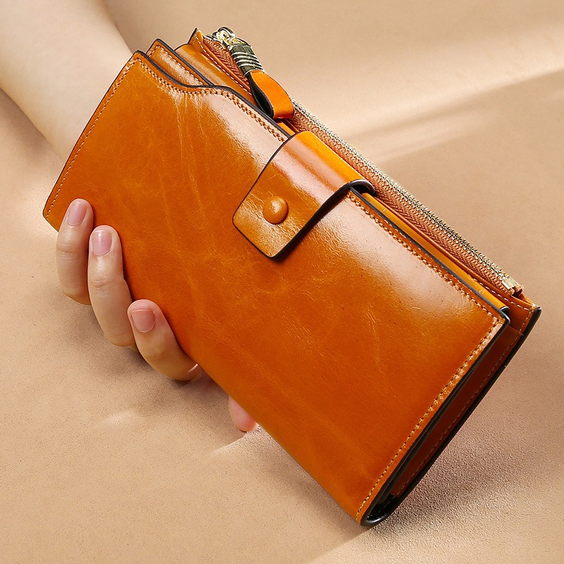 Handmade Leather Wallets Womens Clutch - RFID Wallet Women – Rustico