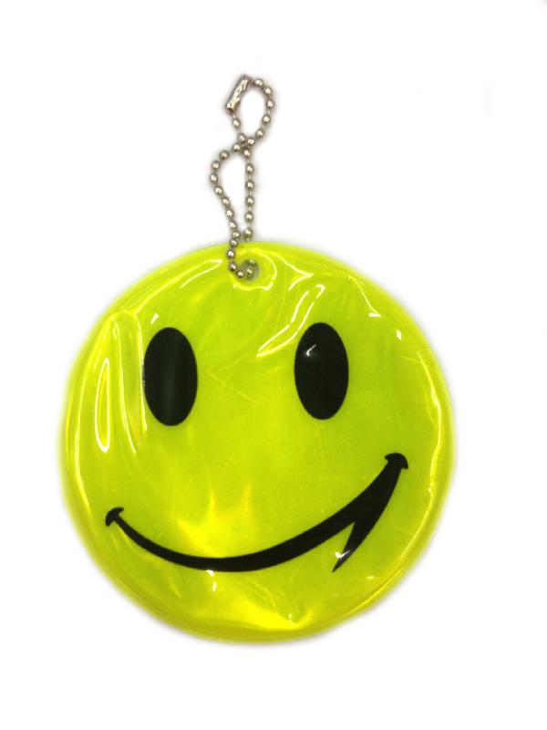 Reflective PVC Safety Keychain