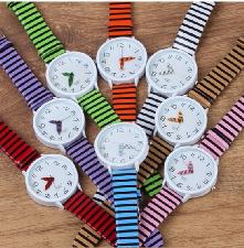 Bar Line Theme Leather Watch wholesale, custom logo printed