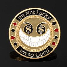 Metal Poker Card Protector Coin wholesale, custom printed logo