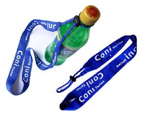 Lanyard with adjustable bottle holder wholesale, custom printed logo