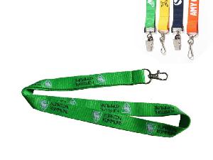 Rush 3/4"Polyester Lanyards with Lobster Clasp wholesale, custom printed logo