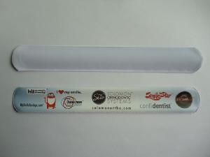 Slap bracelet wholesale, custom printed logo