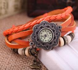 Leather Charm Bracelet Watch For Lady wholesale, custom printed logo Leather Charm Bracelet Watch For Lady wholesale, custom printed logo
