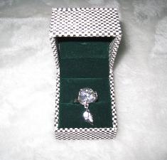 Custom Leather Jewelry Box For Ring wholesale, custom logo printed