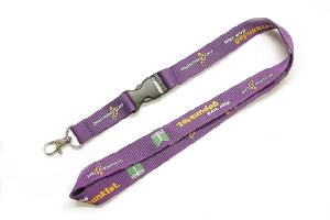 Polyester lanyard wholesale, custom logo printed