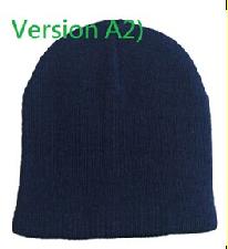 Yhao customized acrylic knitted strectch beanie hat  wholesale, custom printed logo