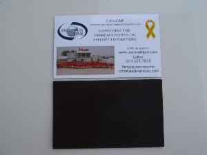 Business card magnet wholesale, custom printed logo