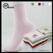 Morewin custom soild color combed cotton tube socks for women wholesale, custom printed logo Morewin custom soild color combed cotton tube socks for women wholesale, custom printed logo