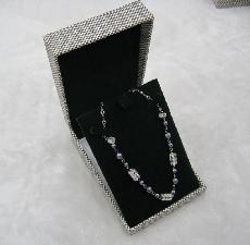 Custom Leather Jewelry Box For Necklace wholesale, custom logo printed
