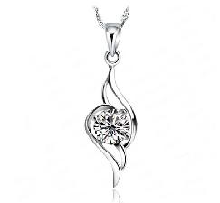 Authentic Sterling Silver Necklace wholesale, custom printed logo