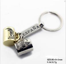 Metal Model Keychain wholesale, custom printed logo