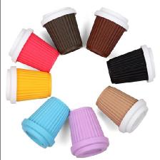 240ML Pop.Reusable Silicone Coffee Cup wholesale, custom logo printed