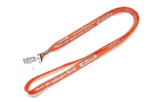 Polyester tubular lanyard wholesale, custom printed logo