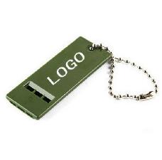 Safety whistle with chain wholesale, custom printed logo