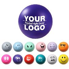 Round Stress Ball wholesale, custom logo printed