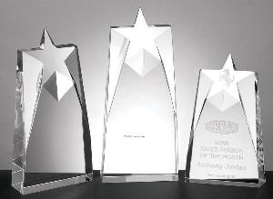 Crystal Trophy, Awards wholesale, custom printed logo