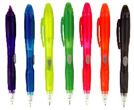 Highlighters ballpoint pen wholesale, custom printed logo