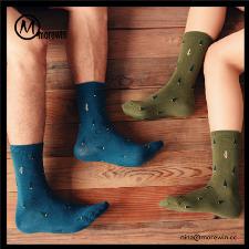 Morewin Cute cartoon sock Pure cotton couple socks wholesale, custom printed logo Morewin Cute cartoon sock Pure cotton couple socks wholesale, custom printed logo