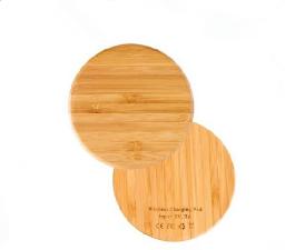 Bamboo Wireless Charging Pad wholesale, custom printed logo