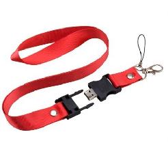 Flash Drives lanyard wholesale, custom printed logo