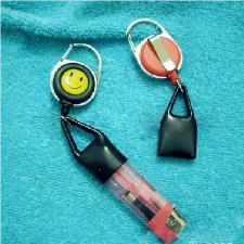 Badge Reel with Lighter Set wholesale, custom printed logo