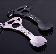 Multi-function Camping Tools With Opener And Spoon wholesale, custom printed logo