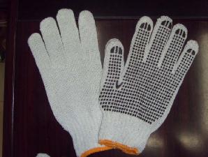 Custom Work Cotton Gloves With PVC Dot wholesale, custom printed logo