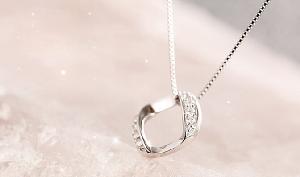 Authentic Sterling Silver Necklace wholesale, custom printed logo
