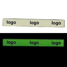 Glow in the dark slap bracelets wholesale, custom printed logo