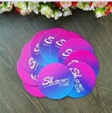 Printed Logo Absorbent Paper Round Shape 9CM Cup Mat wholesale, custom printed logo